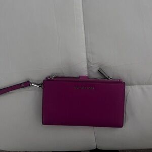 Michael Kors Magenta Wristlet